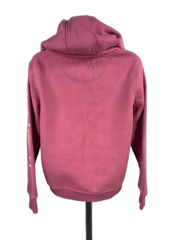 Carhartt Women's Pink Relaxed Fit Pullover Hoodie Sweatshirt - S image 2