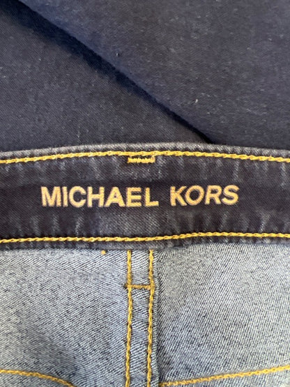 Michael Kors Women's Dark Wash Stretch Cropped Skinny Jeans - 10 image 3