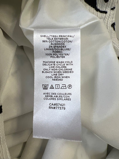 Ann Taylor Women's White/Black Textured Straight Skirt - 6 image 4