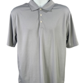 Nike Men's Gray Dri-Fit Short Sleeve Golf Polo Shirt - M