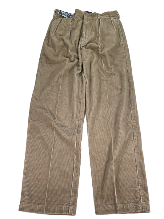 Polo Ralph Lauren Men's Tan Corduroy Classic Fit Andrew Pants - 34x32