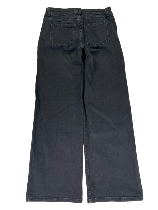 J Jill Women's Black Full Leg High Rise Denim Jeans - 4 Petite image 2