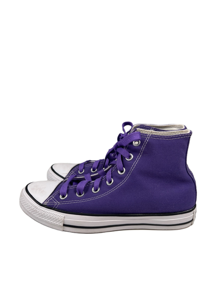 Converse Women's Purple Chuck Taylor All Star High Top Lace Up Sneakers - 8 image 5