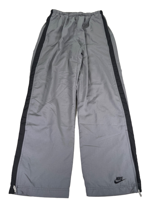 Nike Men's Gray Lined Woven Zip Ankle Atheltic Pants - M