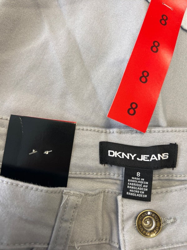 DKNY Women's Gray Flint Cuffed Shorts - 8 image 3