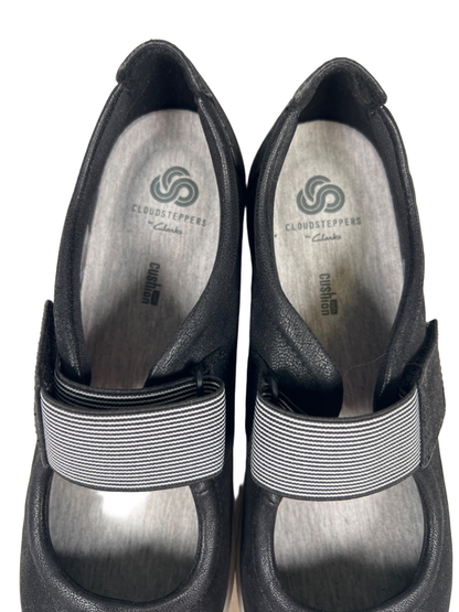 Clarks Cloudsteppers Women's Black/White Sillian Cala Mary Jane Shoes - 9 image 3