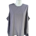 Athleta Women's Gray Effortless Sleeveless Hi-Low Athletic Tank Top - 2X Plus