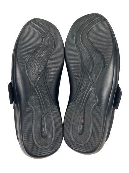 OrthoFeet Women's Black 825 Wichita Comfort Walking Shoes - 11 Wide D image 7