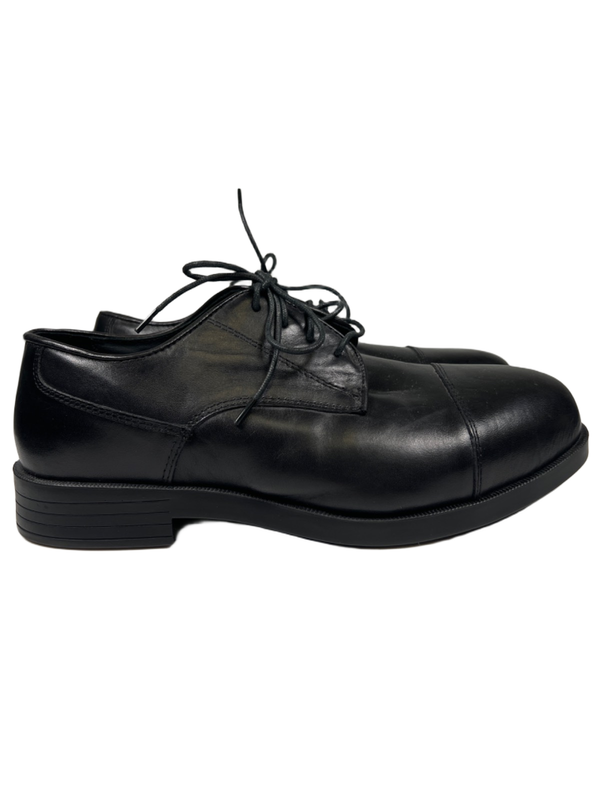 Drew Men's Black Leather Cambridge Oxford Lace Up Dress Shoes - 12