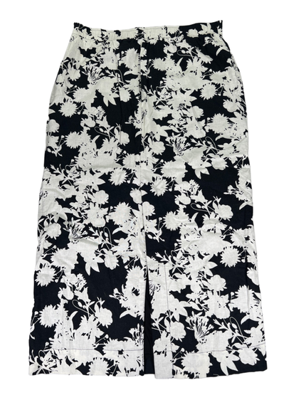 LOFT Women's Black/White Floral Sleeveless Button Up Blouse  W/ Maxi Skirt- L/12 image 5