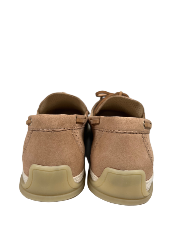 Dolce Vita Women's Tan Doris Perforated Suede Slip On Boat Shoes - 10 image 5