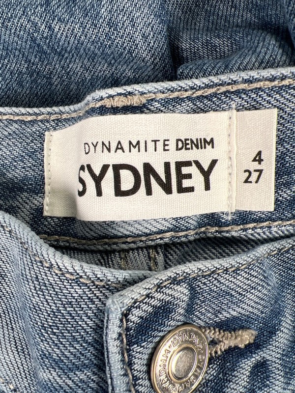 Dynamite Women's Medium Wash Sydney Baggy Fit Denim Jeans - 4/27 image 3