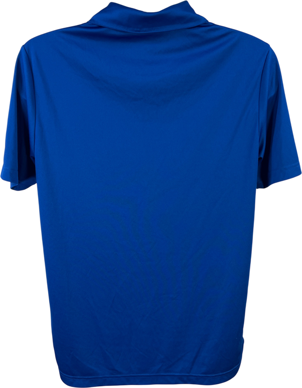 Adidas Men’s Blue Detroit Lions Short Sleeve Athletic Polo Shirt - M image 2