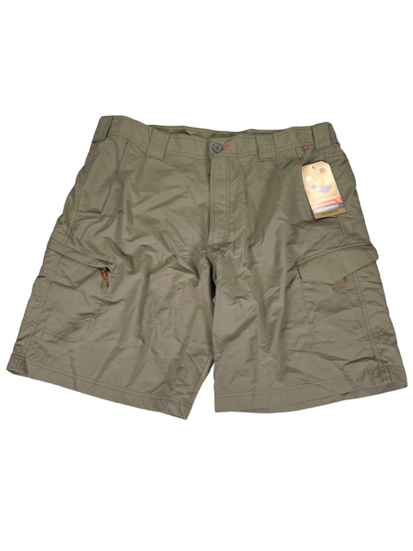 Pacific Trail Men's Tan Water Repellent Ripstop Cargo Shorts - 40
