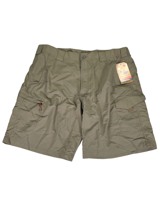 Pacific Trail Men's Tan Water Repellent Ripstop Cargo Shorts - 40