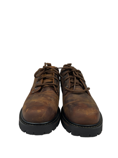 Skechers Men's Brown Leather Tom Cats Lace Up Utility Shoes - 10 image 2