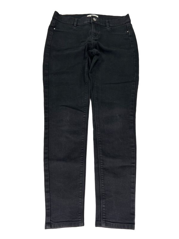 White House Black Market Women's Black Tapered Denim Jeans - S