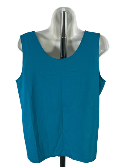 Chico's Women's Blue Basic Sleeveless Shirt - 3/US XL image 2
