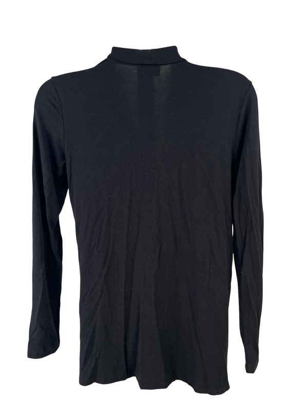 J.Jill Wearever Collection Women's Black Long Sleeve Open Cardigan Sweater - XSP image 2