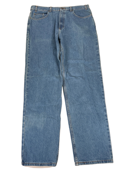 Kirkland Signature Men's Medium Wash Relaxed Fit Denim Jeans - 38x34