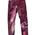 Nike Women's Purple/Burgundy Dri-Fit Cropped Athletic Leggings - S