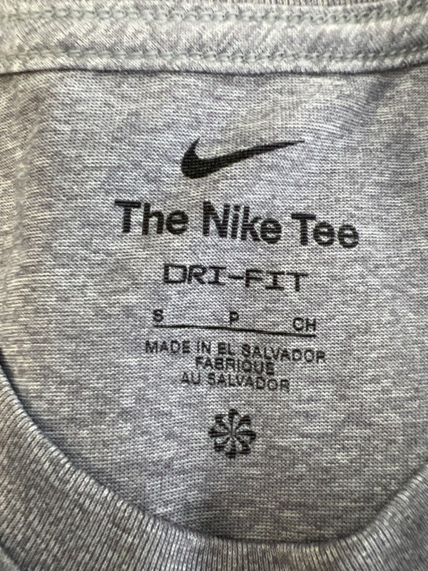 Nike Men's Gray Legend Dri-Fit Short Sleeve Active T-Shirt - S image 3