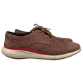 Cole Haan Grand Men's Brown Suede Lightweight Wingtip Dress Shoes - 12