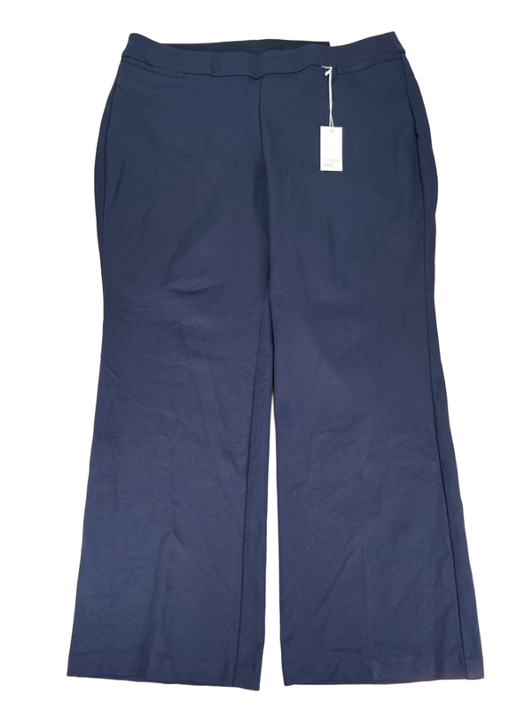 Lane Bryant Women's Blue Pull On Classic Trouser Ponte Dress Pants - 18/20