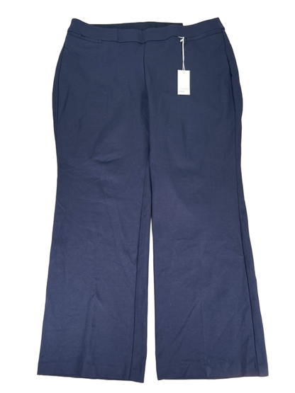Lane Bryant Women's Blue Pull On Classic Trouser Ponte Dress Pants - 18/20