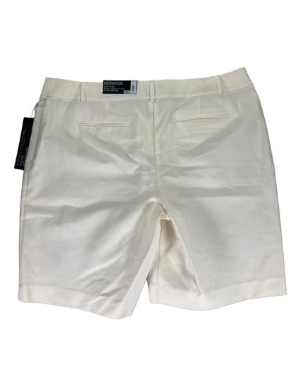 Apt 9 Women's White Essentials Mid Rise Bermuda Shorts - 16 image 2