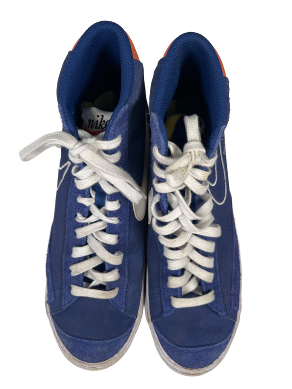 Nike Men's Blue Blazer Mid 77 Vintage Lace Up High Top Sneakers - 10 image 3