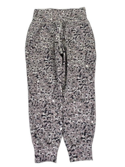 Athleta Women's Multicolor Chocolate Salutation Textured Pull On Joggers - M image 2