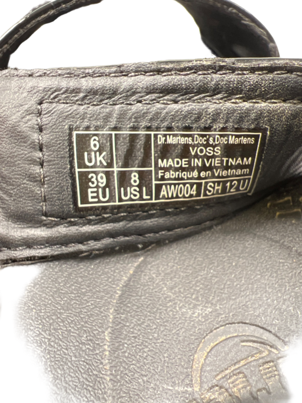 Dr. Martens Air Wair Women's Black Patent Leather Voss Platform Sandals - 8 image 7