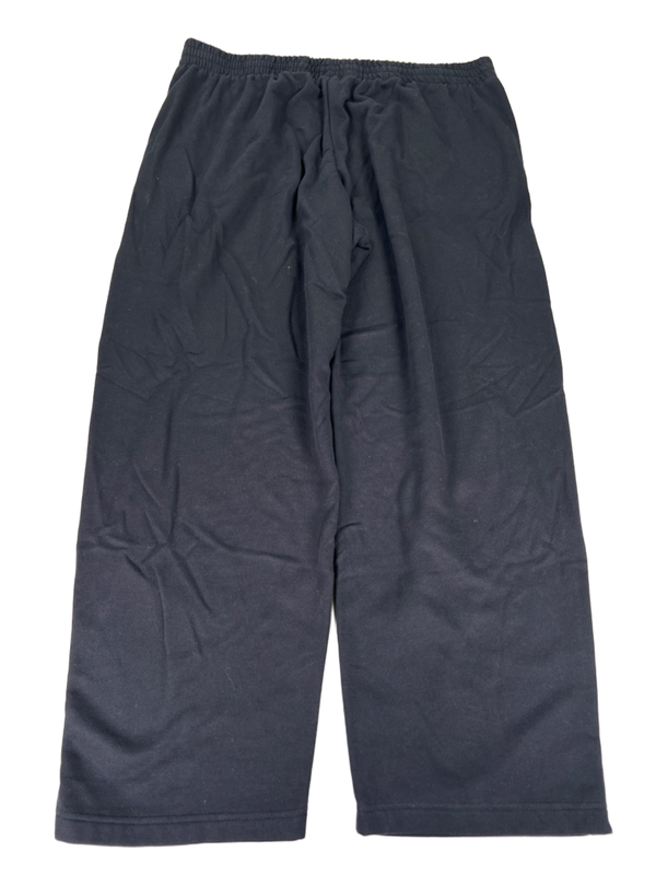 adidas Women's Black Loose Straight Leg Sweatpants - 2XL image 2