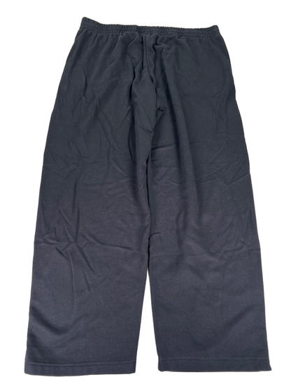 adidas Women's Black Loose Straight Leg Sweatpants - 2XL image 2