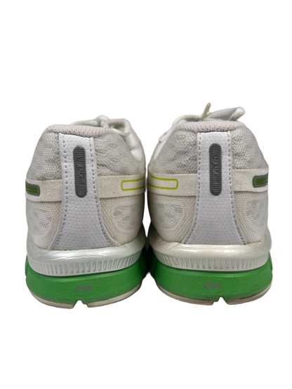 Asics Women's White/Green Lace Up Gel-Blur33 Athletic Shoes - 8 image 4