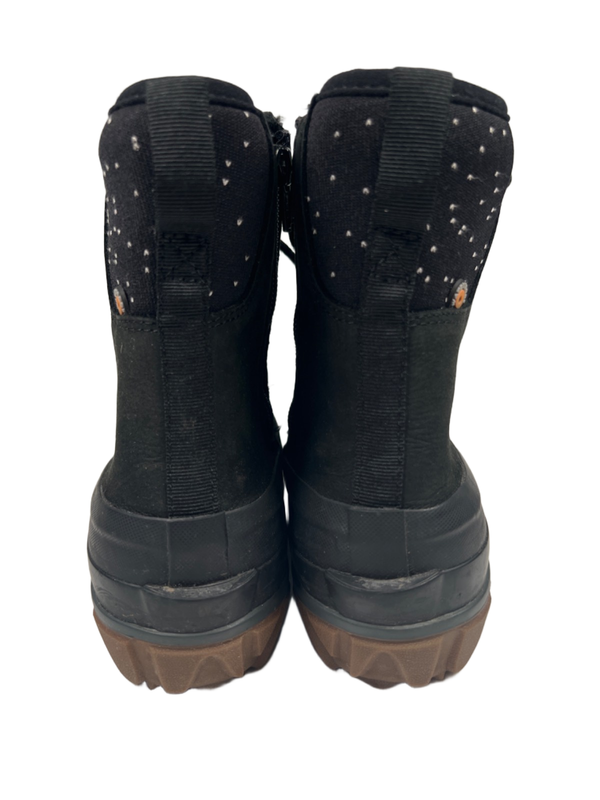 Bogs Women's Black Leather/Rubber Classic Casual Tall Lace Up Boots - 7 image 4