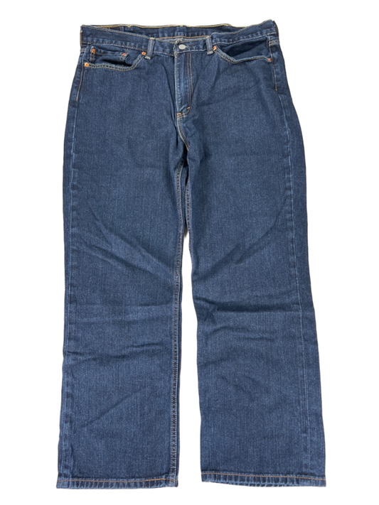 Levi's Men's Dark Wash 514 Straight Fit Denim Jeans - 38x30