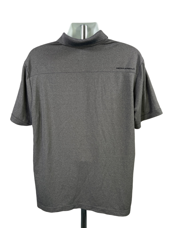 Under Armour Men's Gray Short Sleeve HeatGear Golf Polo Shirt - XL image 2