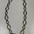 Brighton Women's Gold/Silver Two Tone Silver Plated Link 10in Necklace