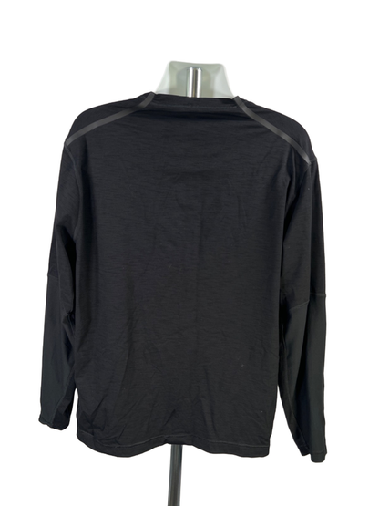 Nike Men's Black Tour Performance V Neck Long Sleeve Athletic Golf Shirt - XXL image 2