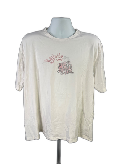 Peter Millar Men's White Railside Golf Club Graphic T-Shirt - XXL