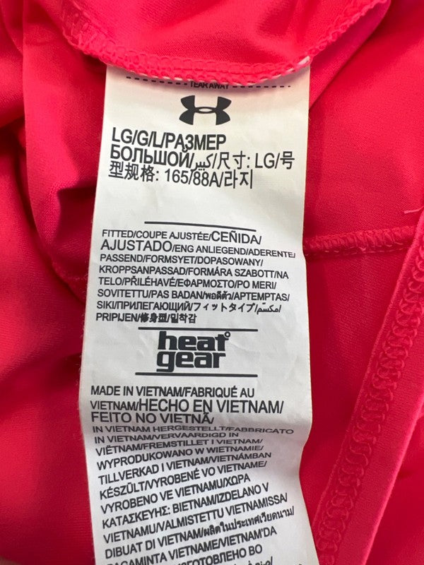 Under Armour Golf Women's Pink Short Sleeve Leader Athletic Polo Shirt - L image 4