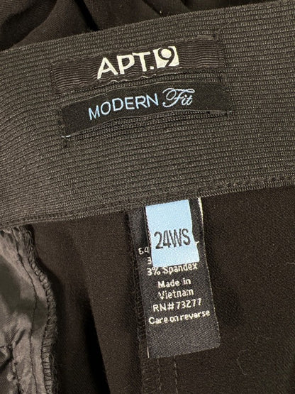 Apt 9 Women’s Black Modern Fit Dress Pants - Plus 24W Short image 3