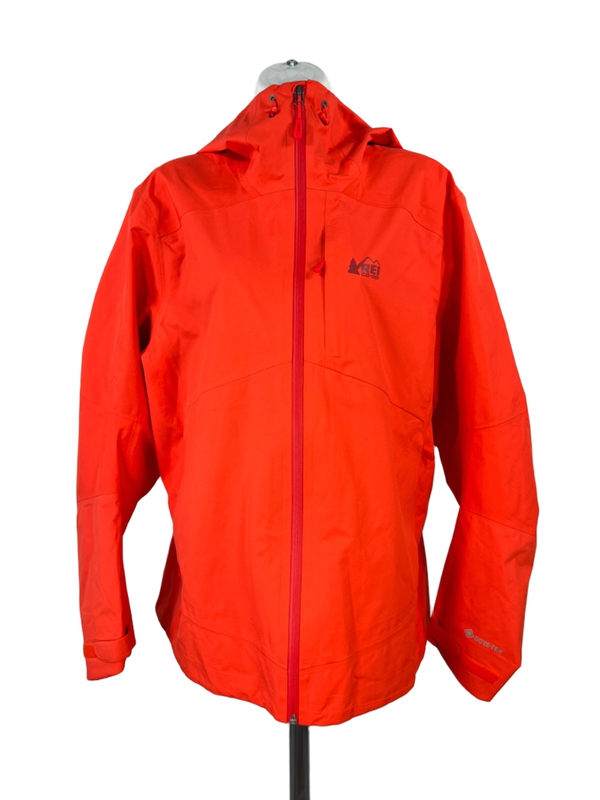 Rei Co-Op Women's Orange XeroDry GTZ Waterproof Windbreaker Jacket - 1X Plus