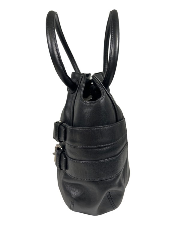 Cole Haan Women's Black Leather Hobo Shoulde Bag Purse W/ Dust Bag image 4