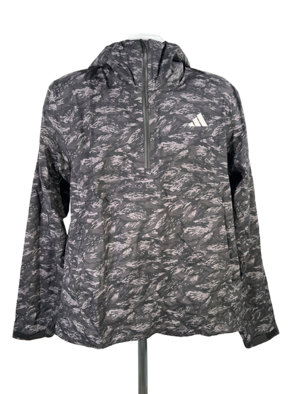 Adidas Men's Black/Gray Ultimate365 Tour Climaproof Anorak Jacket - M