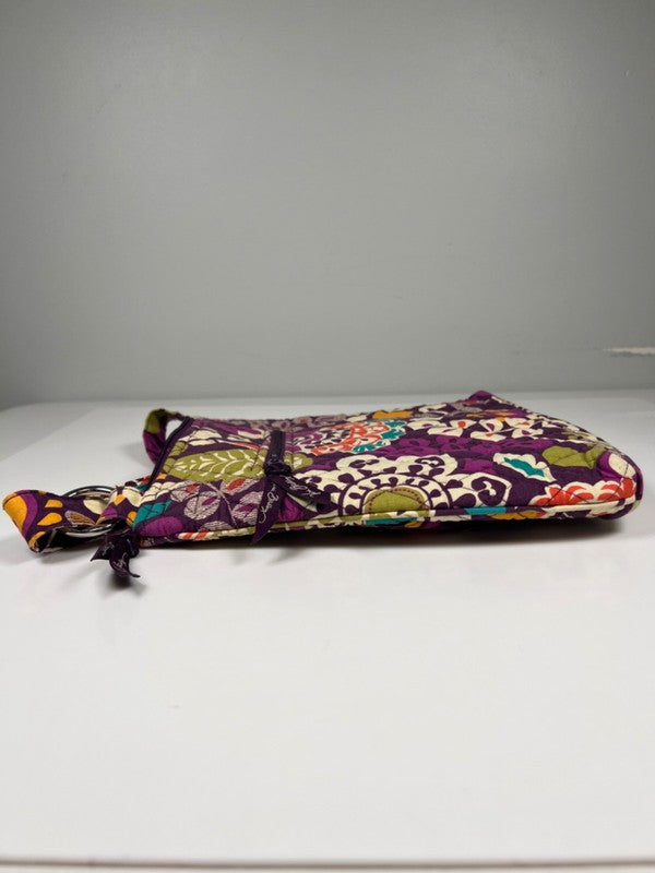 Vera Bradley Women's Purple Plum Crazy Quilted Crossbody Purse image 4