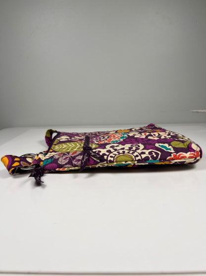 Vera Bradley Women's Purple Plum Crazy Quilted Crossbody Purse image 4
