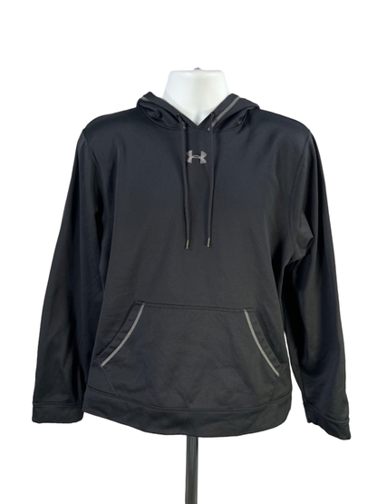 Under Armour Men's Black Fleece Lined Pullover Sweatshirt - L